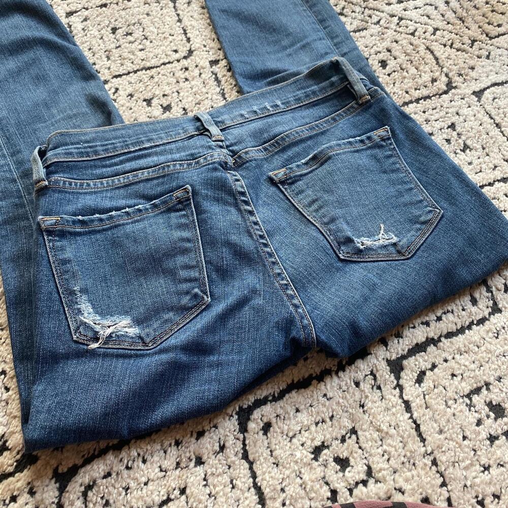 Luxury low rise skinny jeans